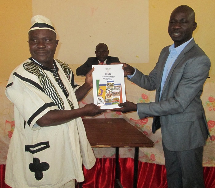 Direction provinciale des sports et des loisirs du Boulgou:  Sibidi Seghda installé dans ses nouvelles fonctions