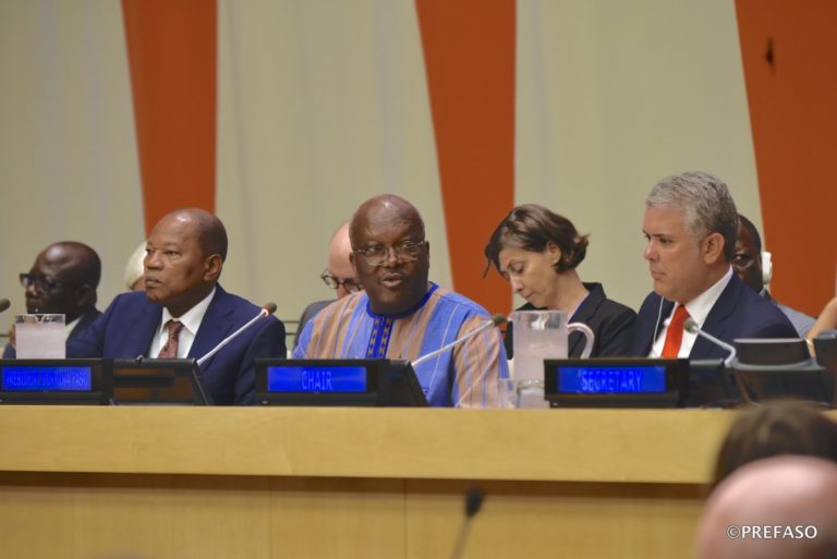 Le président Kaboré fait une autopsie de la situation sécuritaire burkinabè à l’ONU