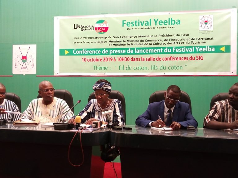 Rome abritera du 13 au 15 décembre le « Festival Yeelba » pour la promotion du coton burkinabè