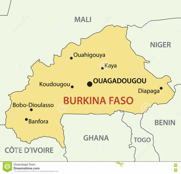 carte du Burkina
