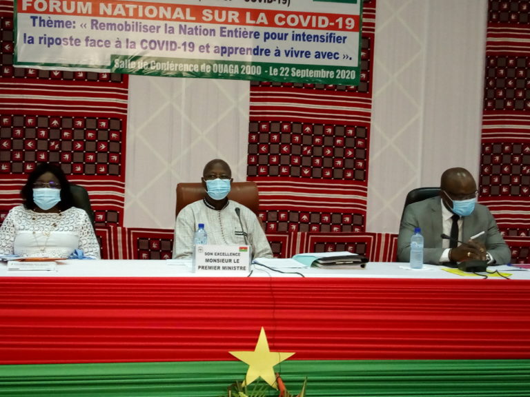Burkina/Covid-19 : Le PM Dabiré appelle les forces vives de la nation à une synergie d’action