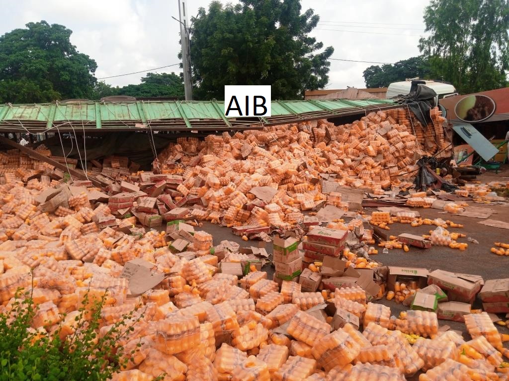 Bobo-Dioulasso : une femme blessée dans un accident impliquant un camion-remorque
