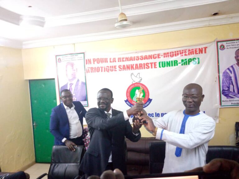 Burkina : Le nouveau président du parti Sankariste s’engage à ne jamais trahir le parti