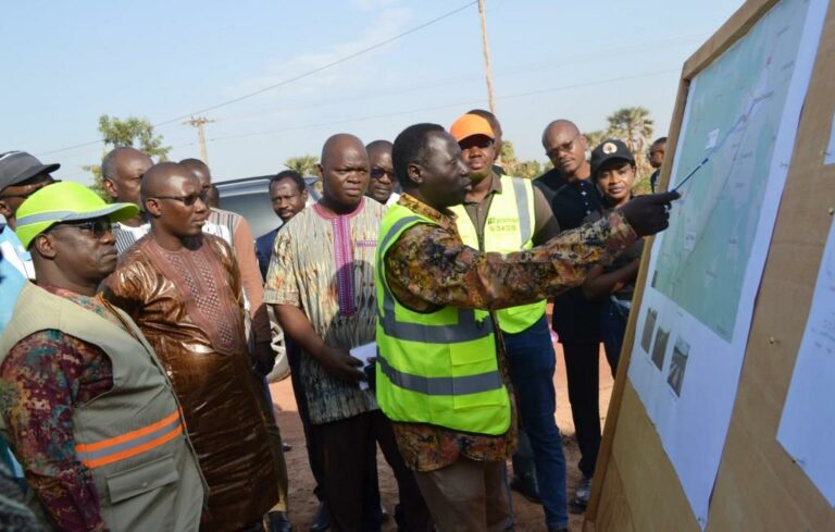 Houet : Le ministre Sorgho se rassure du démarrage des travaux de la RN7