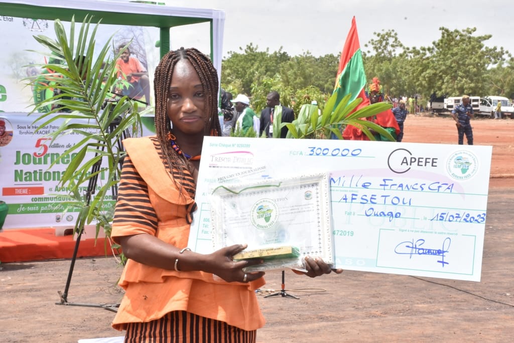 Prix grande Muraille: Deux journalistes de Les Éditions Sidwaya distingués