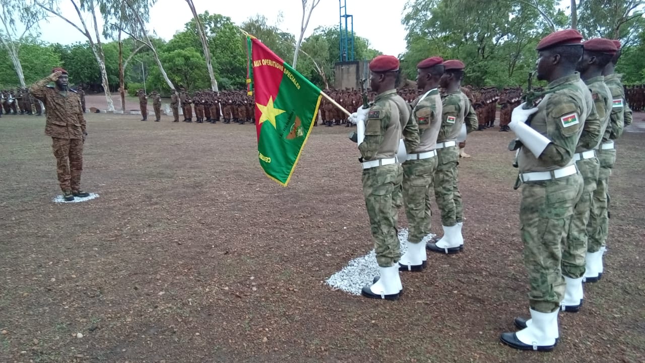 Garnison de Pô : 546 recrues présentées au drapeau 