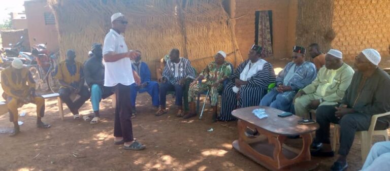 Yatenga : La population de Sissamba échange sur la cohésion sociale