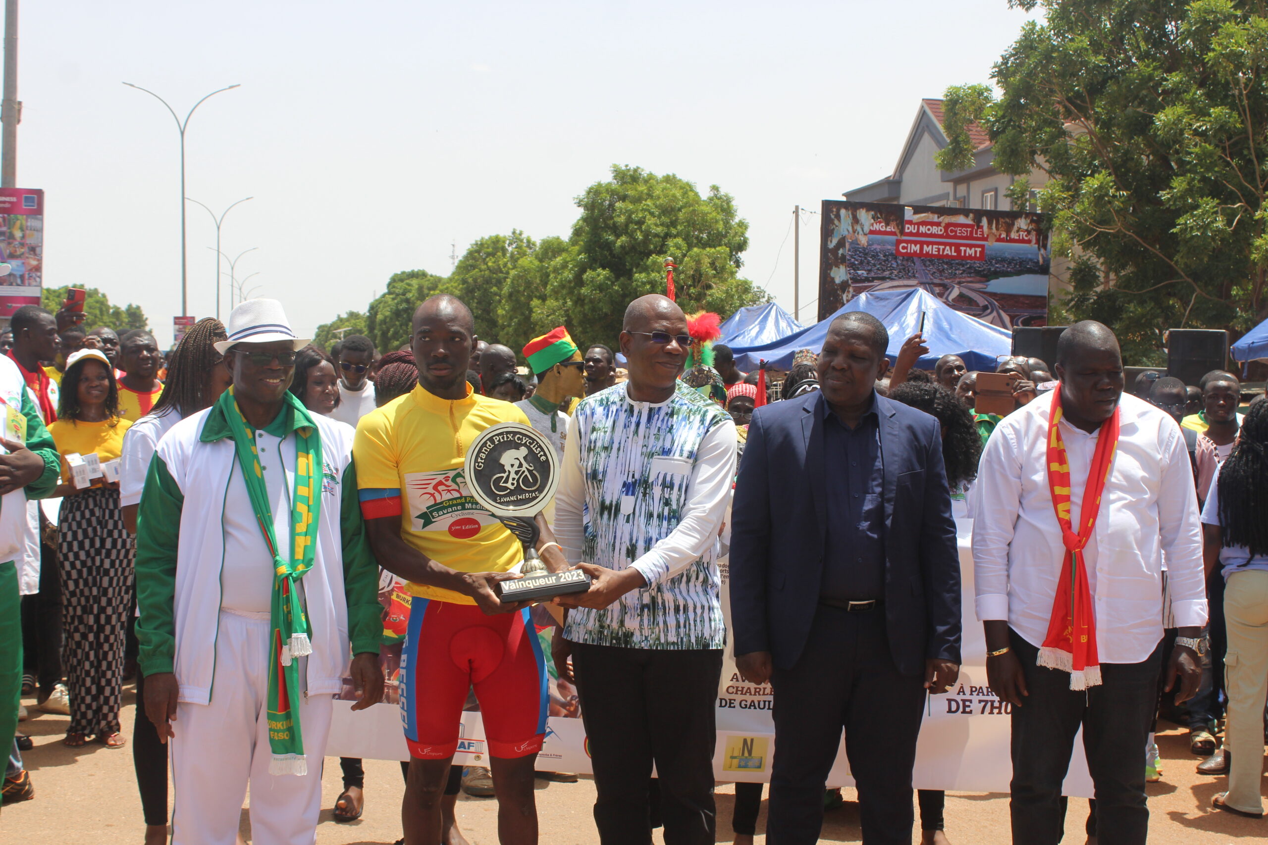 Grand prix cycliste Savane Médias : Boureima Nana plus rapide que ses concurrents