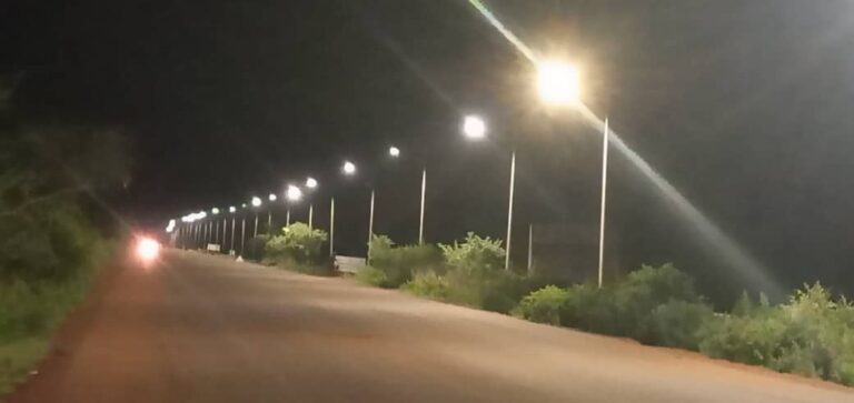 Boucle du Mouhoun : La commune de Dédougou dotée de lampadaires solaires photovoltaïques