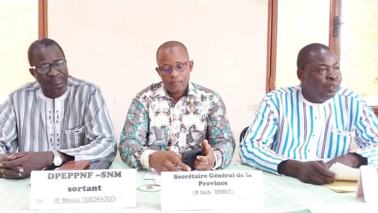 Sanmatenga : Le nouveau directeur provincial en charge de lEducation primaire, Barkibila Sawadogo officiellement installé 