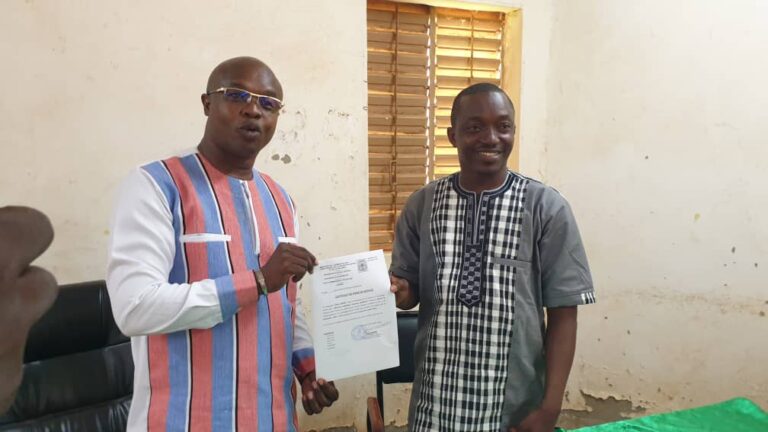 Kourwéogo : Le nouveau directeur provincial de l’eau et de l’assainissement, Sébastien Dramane Koncolé installé
