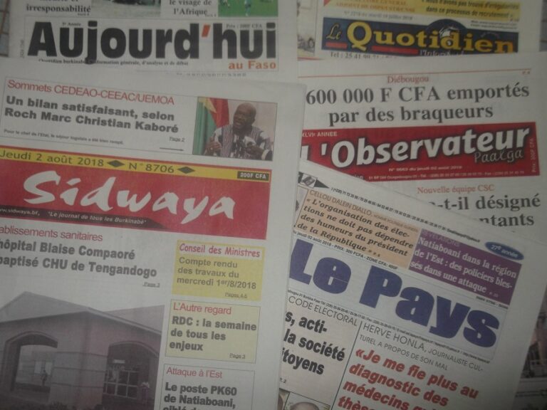 Thomas Sankara, nomination d’officiers et football, en couverture des journaux burkinabè