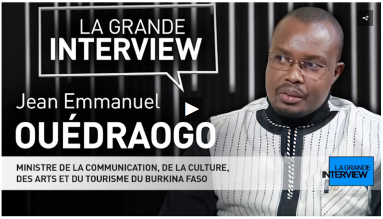 La Grande Interview : Jean Emmanuel Ouédraogo