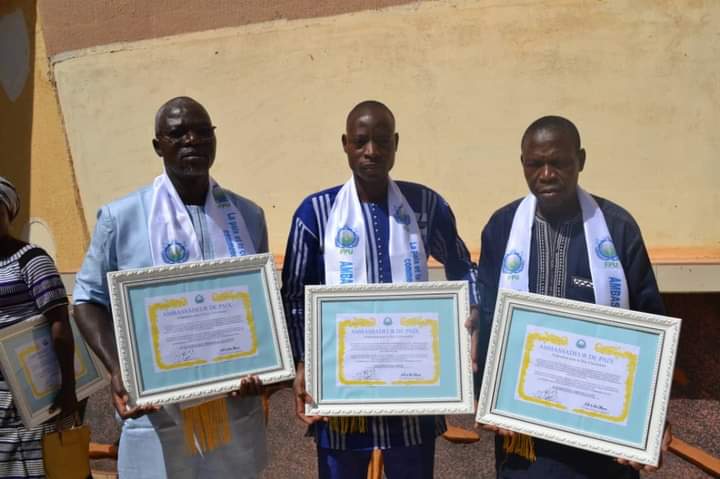 Promotion de la Cohésion sociale au Centre-Nord: Un correspondant de l&rsquo;AIB fait Ambassadeur de Paix