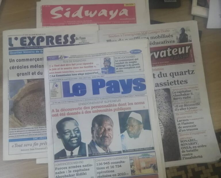 Burkina : Reconquête du territoire et Ramadan 2024 font la une des quotidiens du jour