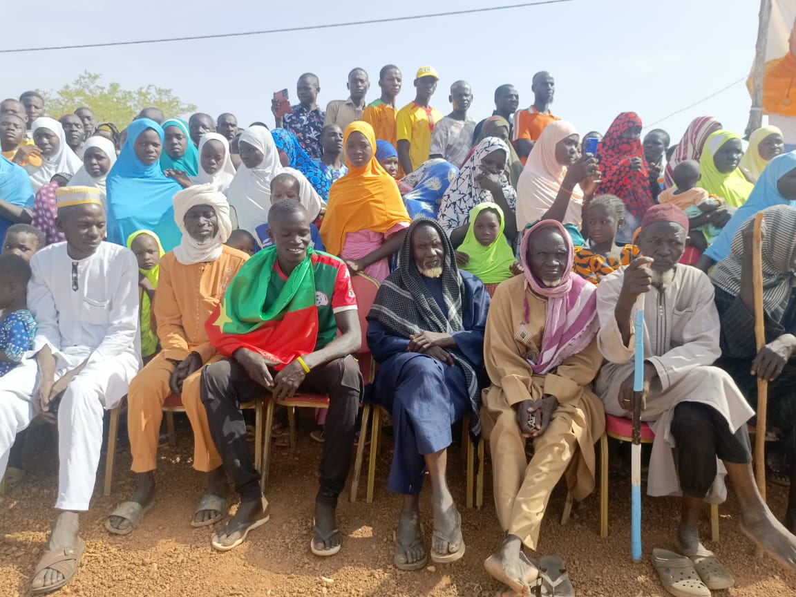 La population de Falagountou manifeste son soutien au gouvernement de transition du capitaine Ibrahim Traoré