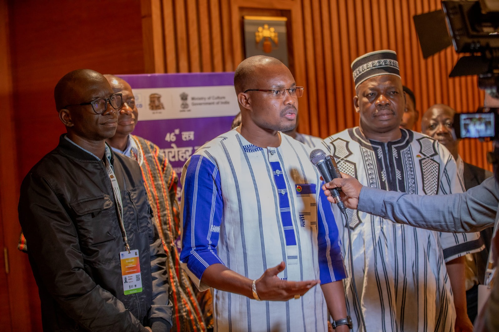 46e session du Comité du patrimoine mondial à New Dehli le Ministre d