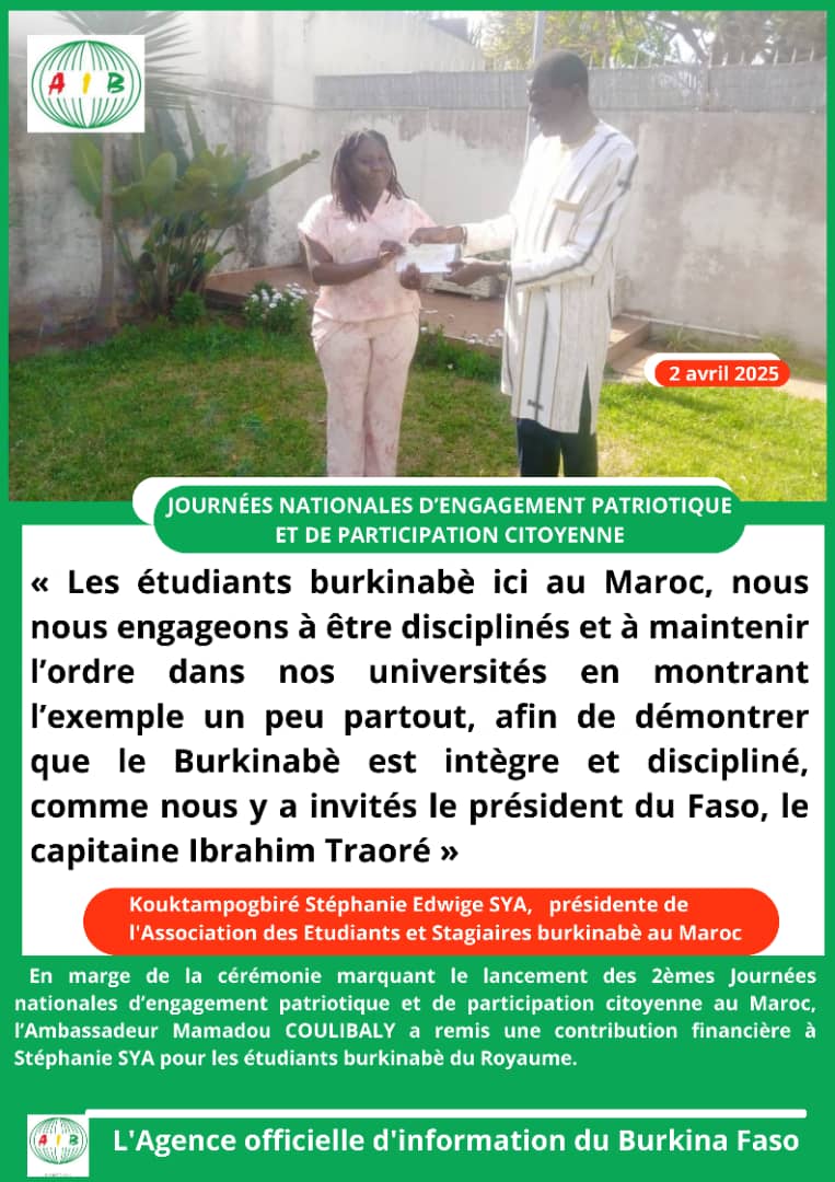 Journée d&rsquo; engagement patriotique des burkinabé du Maroc