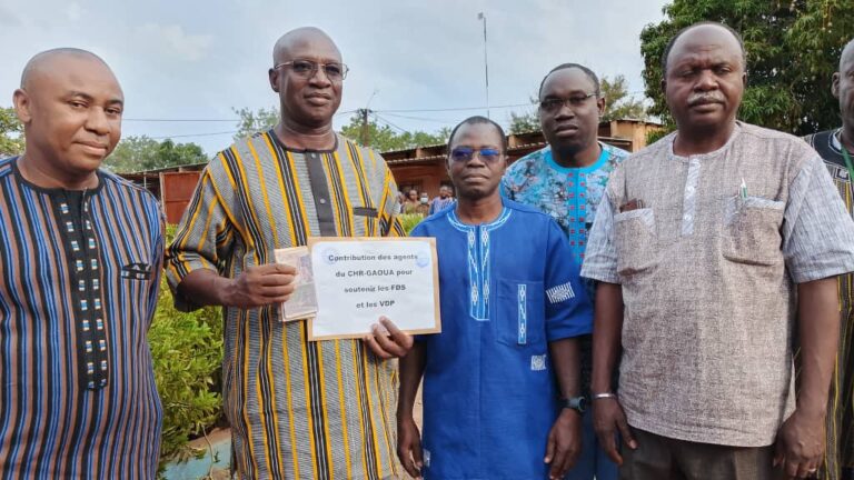 Sud-Ouest : Le CHR soutient les FDS et les VDP avec la somme de 500.000 FCFA