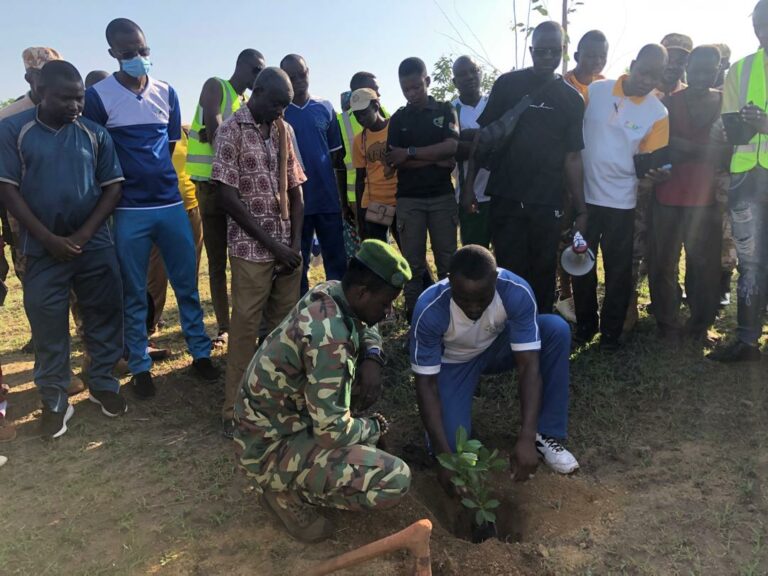 Ioba / Reverdir le Faso : 500 arbres plantés sur le site de Dano