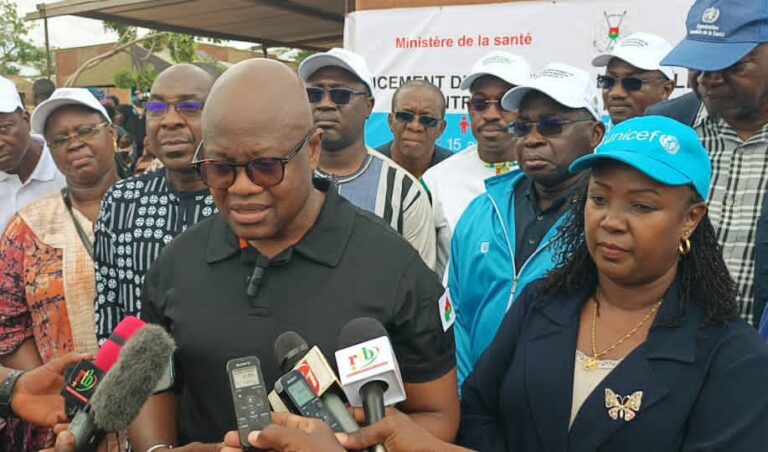 Kourittenga/Santé : La campagne de vaccination contre le paludisme officiellement lancée à Pouytenga