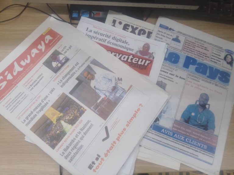 Burkina : L’audience entre le Premier ministre et la Secrétaire générale adjointe de l’ONU traitée dans les journaux