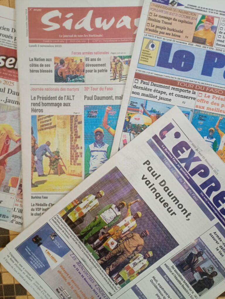 Burkina : Terrorisme, sécurité intérieure et ISTIC alimentent la Une des journaux burkinabè