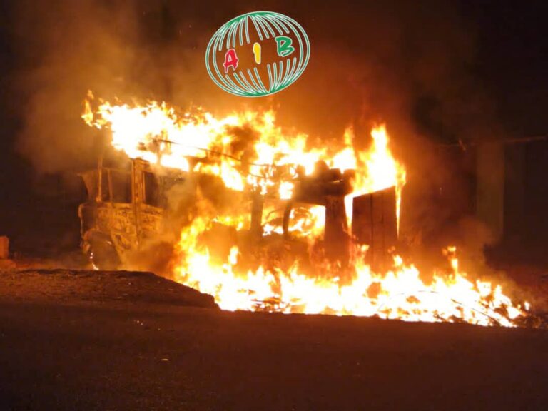 Kombissiri : Une élève décédée et un mini car incendié après un accident