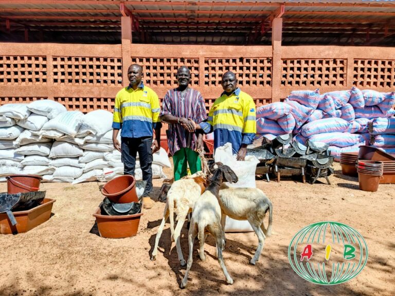 Ganzourgou : 14 ménages vulnérables soutenus en élevage de petits ruminants par SOMISA