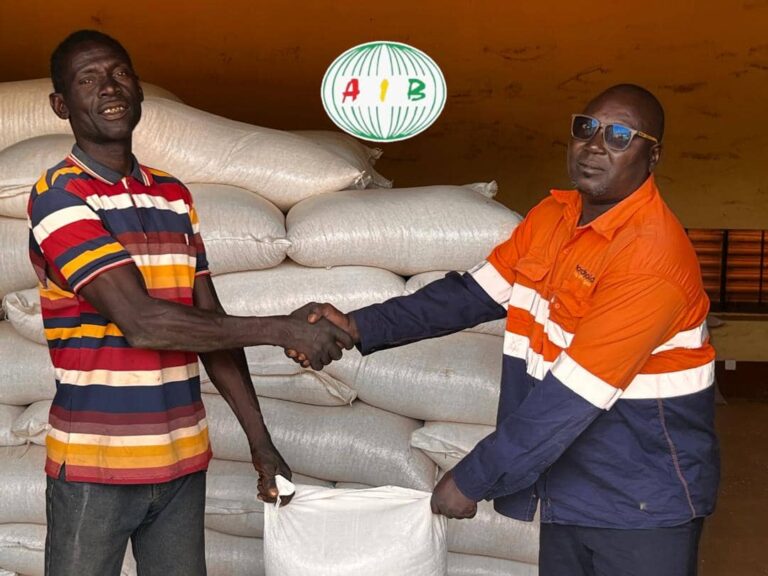 Bam/Sabcé : Bissa Gold offre 400 tonnes de maïs aux propriétaires terriens expropriés du projet Ronghin