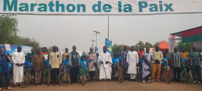 Kourittenga/Marathon de la paix : Le top de départ marquée par une course des personnes vivant avec un handicap