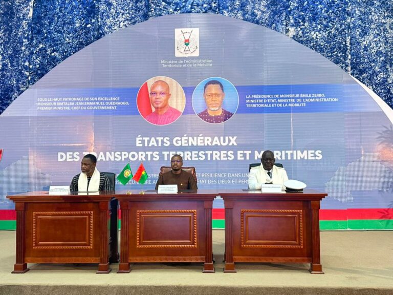 Burkina : Le Premier ministre lance les États généraux des transports terrestres et maritimes