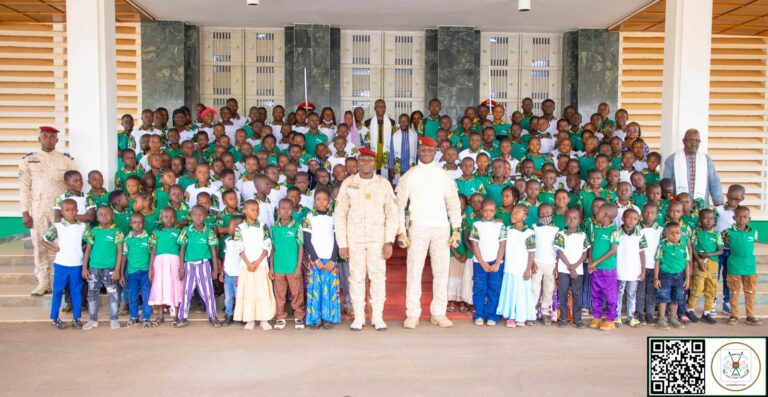 Le Capitaine Ibrahim TRAORÉ aux pupilles de la Nation : « Vous êtes les vrais héros de cette Nation ! »