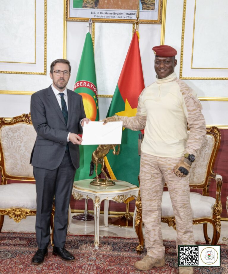 PRÉSENTATION DE LETTRES DE CRÉANCE Un nouvel élan pour la coopération entre le Burkina Faso et le Royaume-Uni