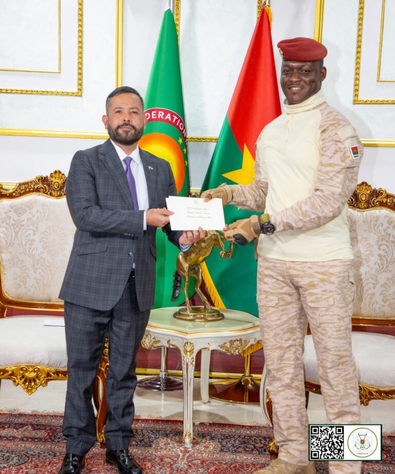 PRÉSENTATION DE LETTRES DE CRÉANCE L’Ambassadeur Edwin Pitty MADRID, pour renforcer l’axe Ouagadougou-Panama City