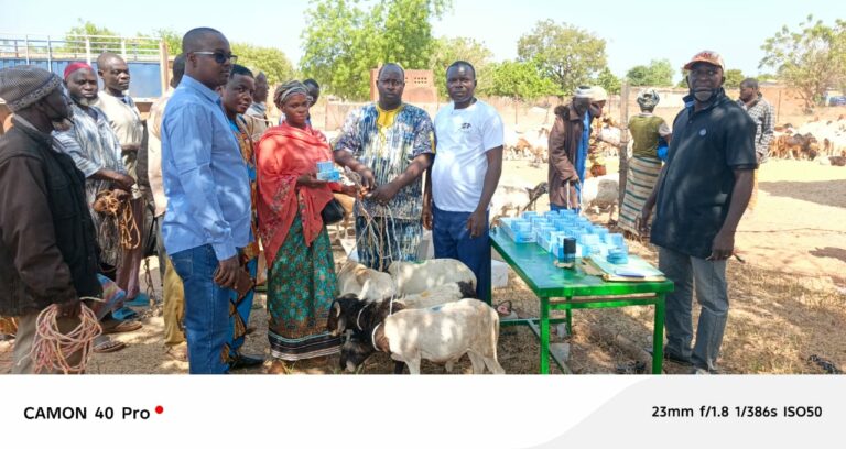 Noumbiel/Projet PRECEL : 100 bénéficiaires reçoivent 364 animaux et 108 volailles