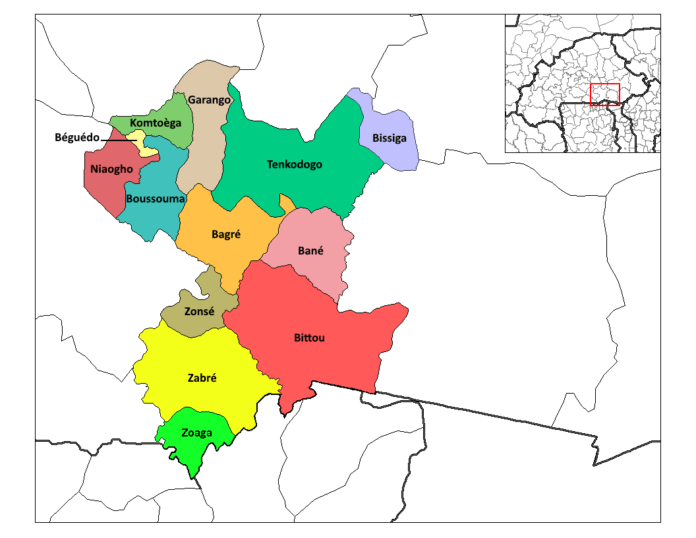 Boulgou_departments