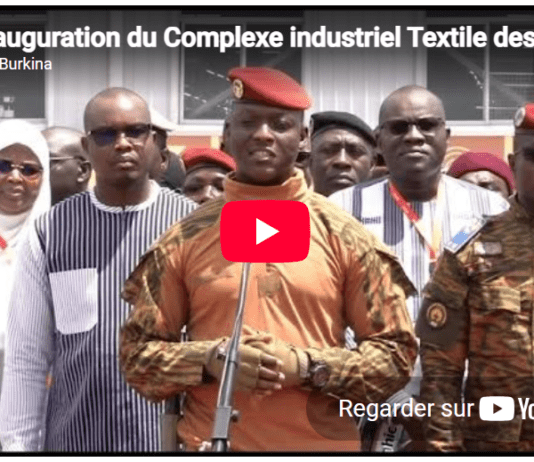 Inauguration du Complexe industriel Textile des Forces armées du Burkina (TEXFORCES-BF)